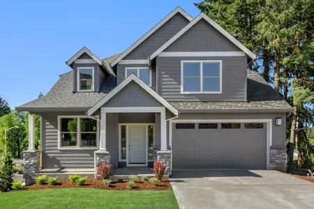 exterior of two story home