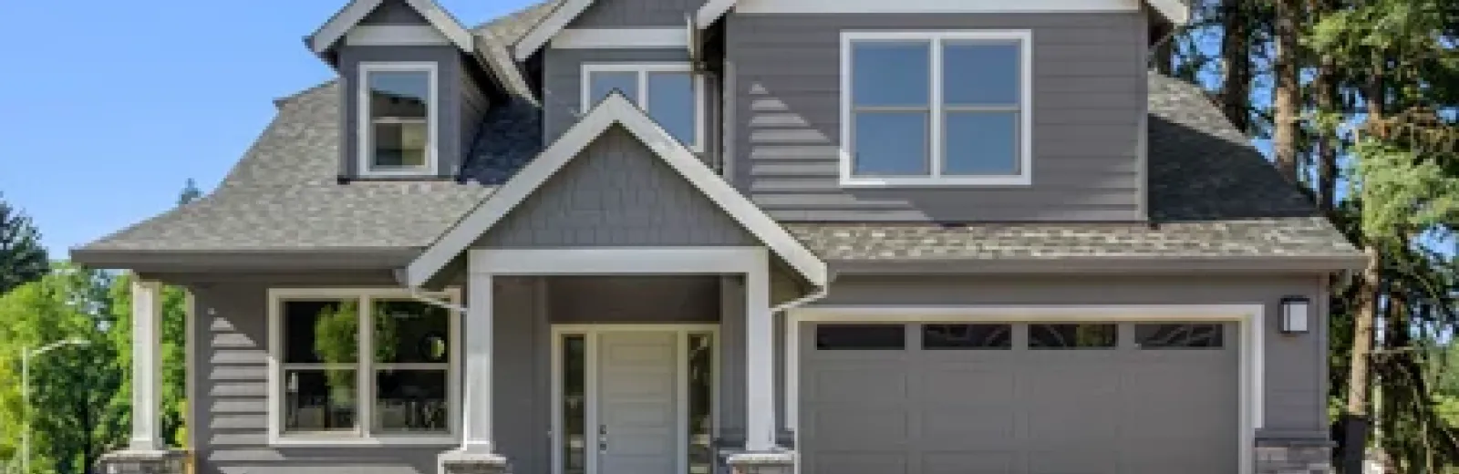 exterior of two story home